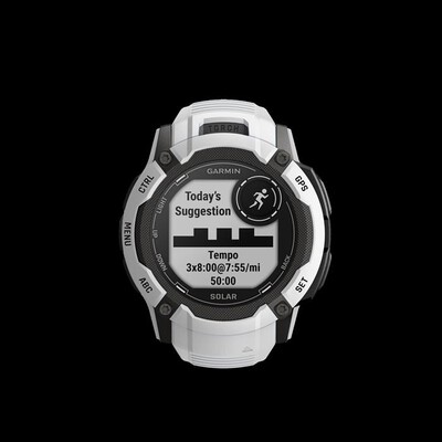 GARMIN - Smartwatch INSTINCT 2X SOLAR, WHITESTONE,