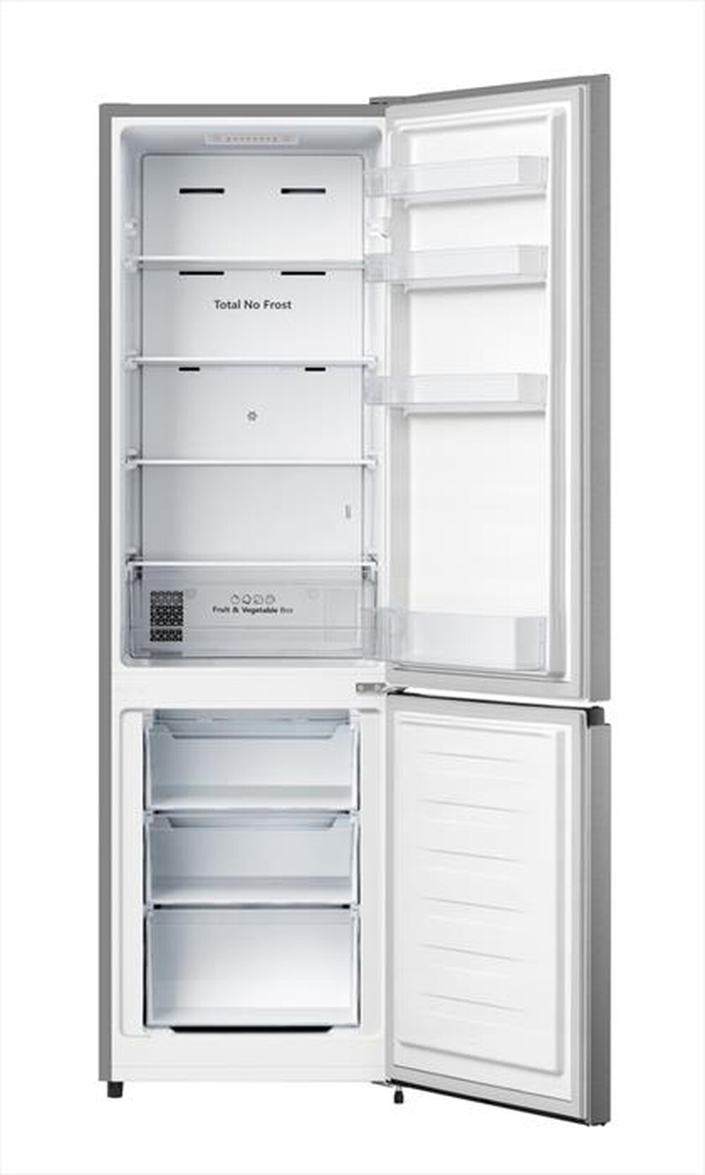 "HISENSE - Frigorifero combinato FCN255ACE Classe E 255 lt-Inox"