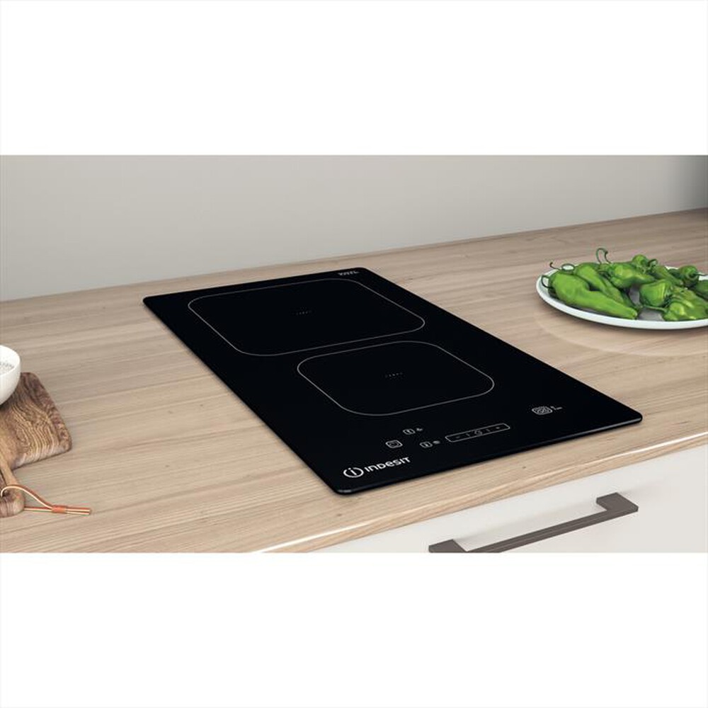 "INDESIT - Piano cottura elettrico IS19Q30NE 28,4 cm-Nero"