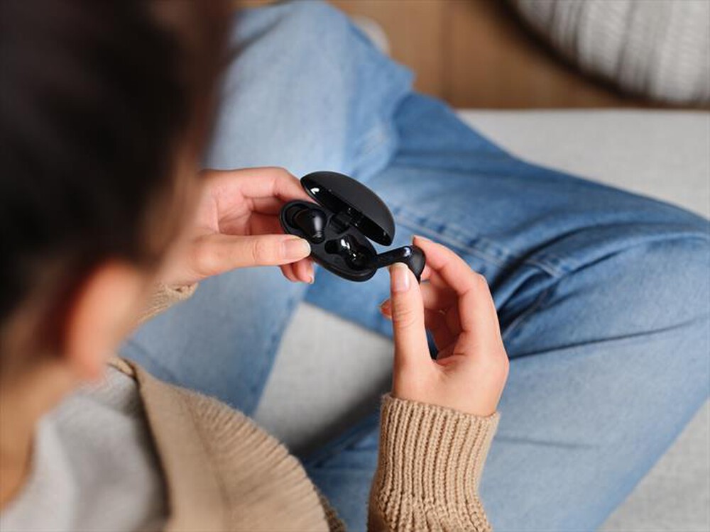 "TRUST - Auricolare bluetooth YAVI ENC-Black"