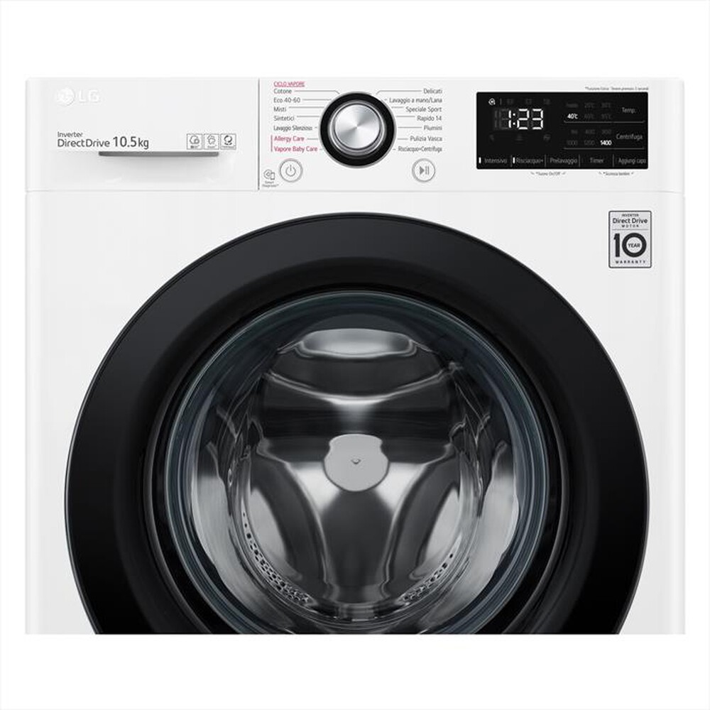 "LG - Lavatrice F4WV310SAE 10,5 Kg Classe A-White"