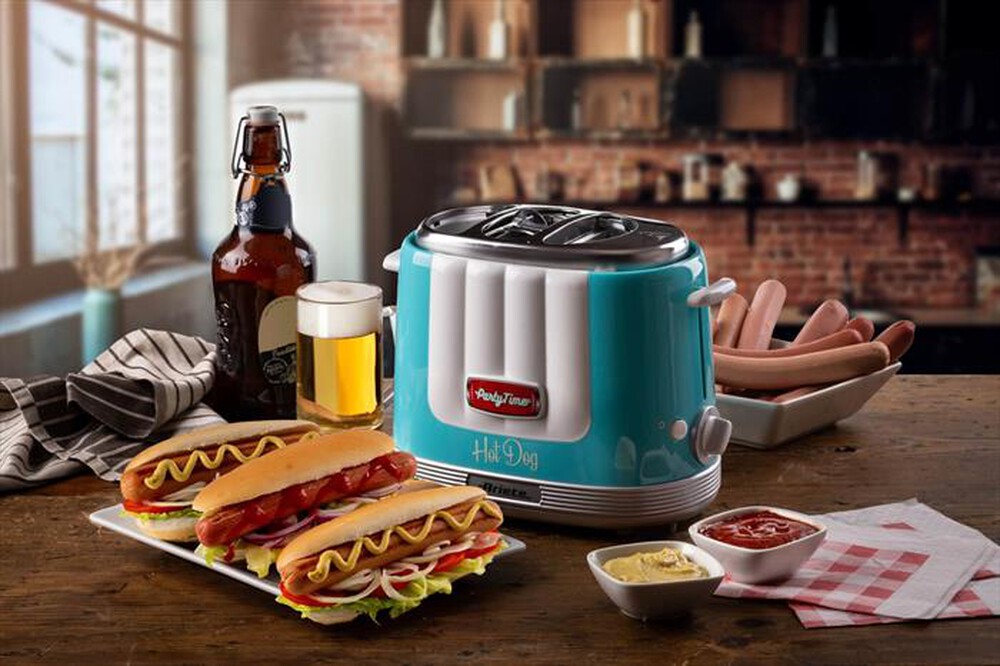 "ARIETE - Hot dog maker 206-celeste"