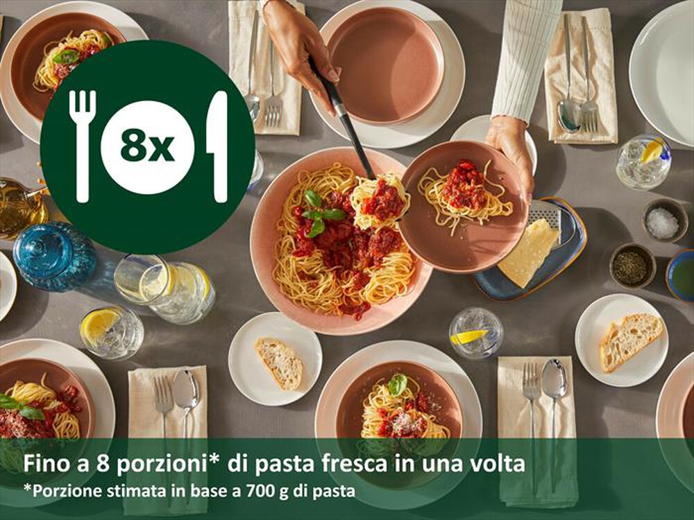 "PHILIPS - PASTA MAKER SERIES 7000 HR2660/00-bianco"