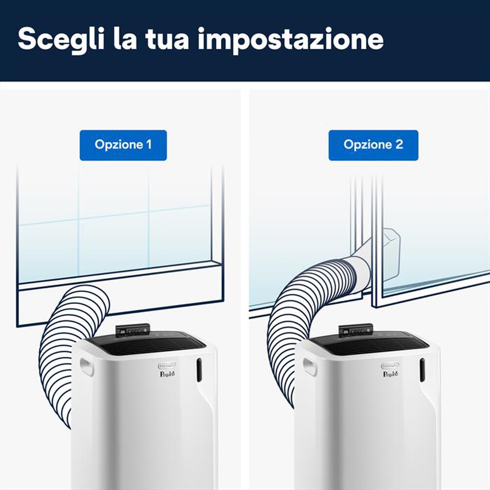 "DE LONGHI - PAC EM93 Condizionatore portatile-Bianco"