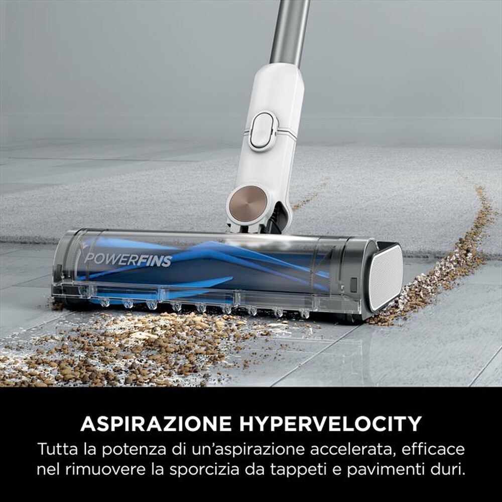 "SHARK - ASPIRAPOLVERE SENZA FILO FLOOR DETECT STICK-Bianco/Blu"