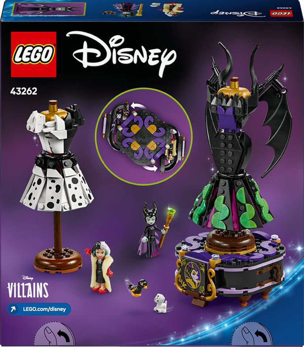 Immagine del prodotto LEGO - DISNEY CLASSIC Abiti di Malefica e Crudelia 43262