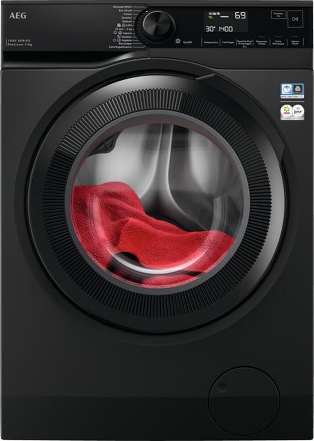 Immagine del prodotto AEG - Lavatrice LR7BLACK 9 Kg Classe A-Nero