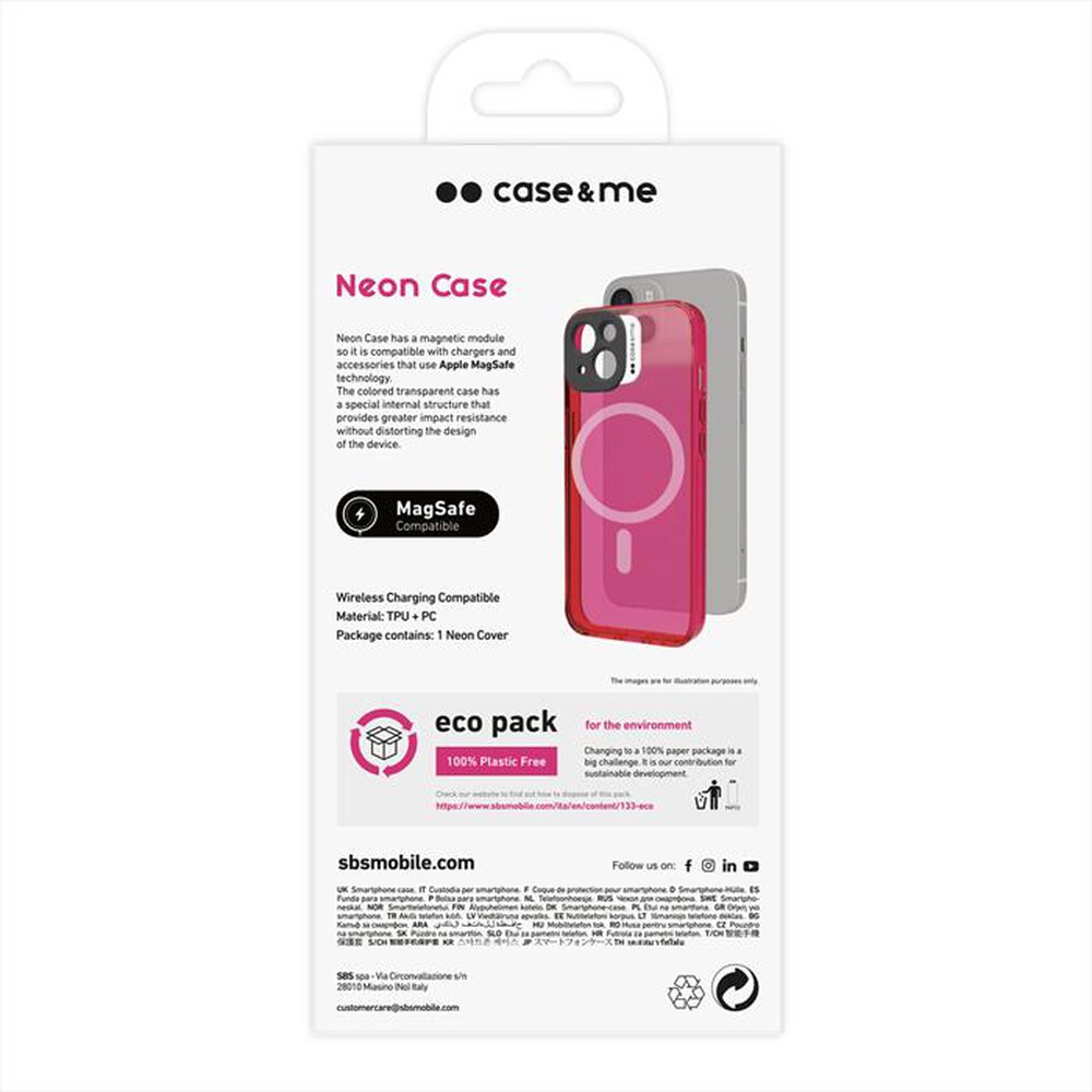 Immagine del prodotto SBS - Cover MagSafe CMCOVCFLMSIP1467P per iPhone 14 max-Rosa