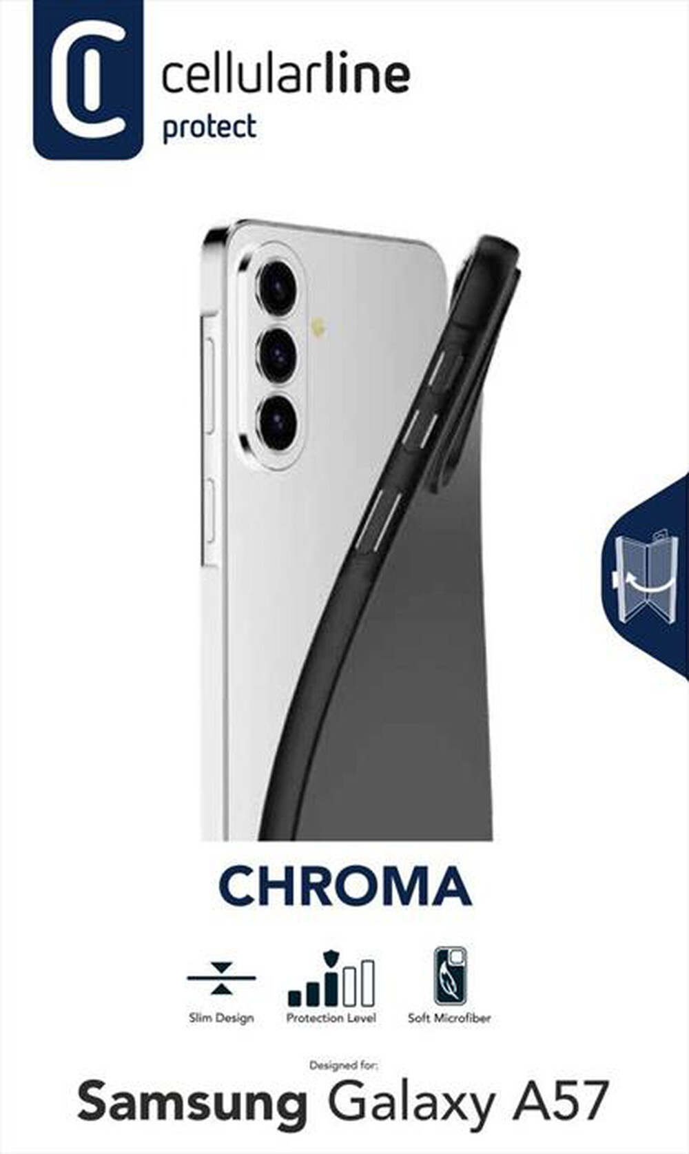 Immagine del prodotto CELLULARLINE - Custodia in TPU CHROMA per Galaxy A57