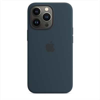 APPLE - iPhone 13 Pro Silicone Case with MagSafe-Blu abisso