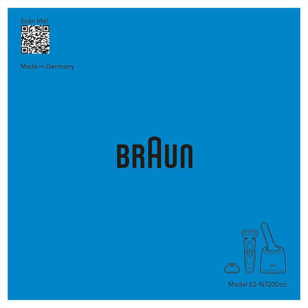 Immagine del prodotto BRAUN - Rasoio SERIES 5 52-N7200CC-NERO