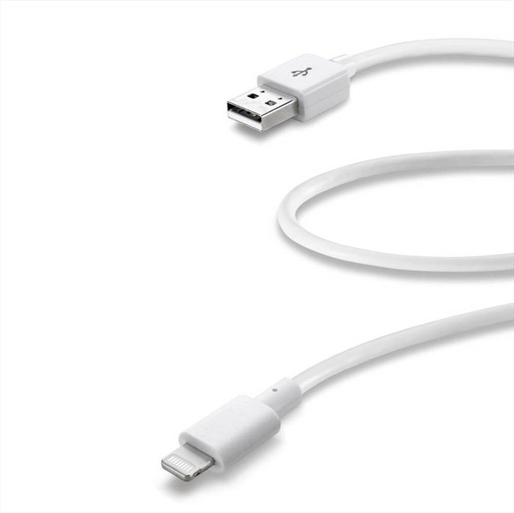 Immagine del prodotto CELLULARLINE - USBDATA06MFIIPHW Lightning Cavo USB da 60cm-Bianco