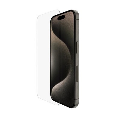 BELKIN - VETRO TEMPEREDGLASS ANTIMICROBICO IPHONE 16 PRO-Trasparente