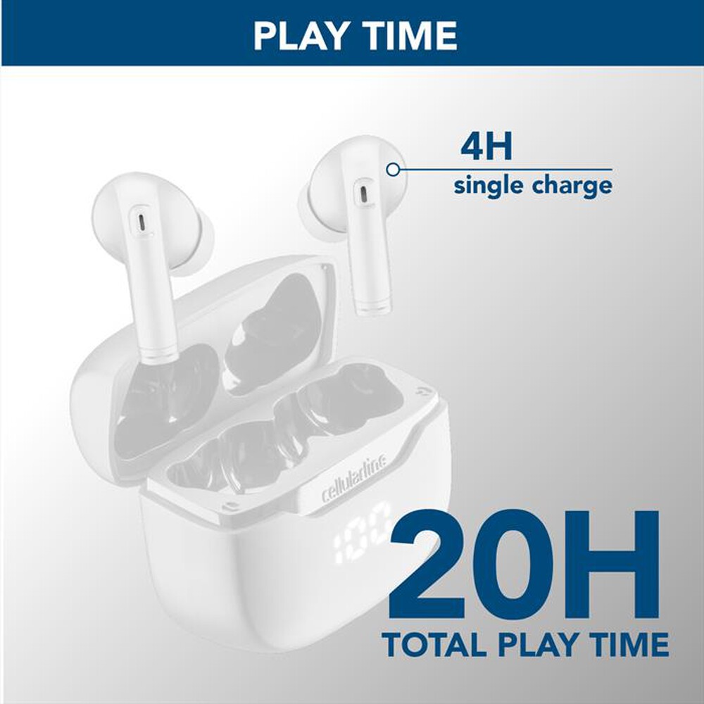 Immagine del prodotto CELLULARLINE - Auricolari TWS KEY-Bianco