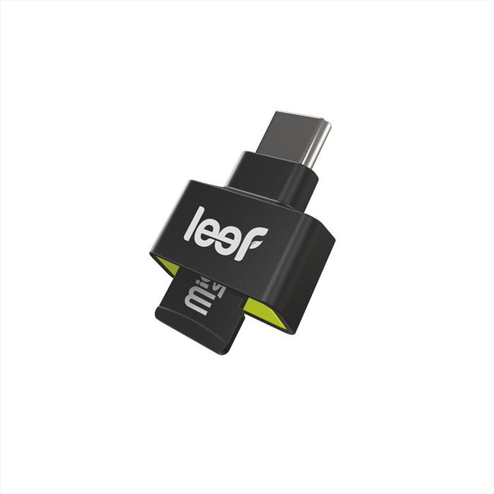"LEEF - ACCESS-C MICROSD-Nero/Verde"