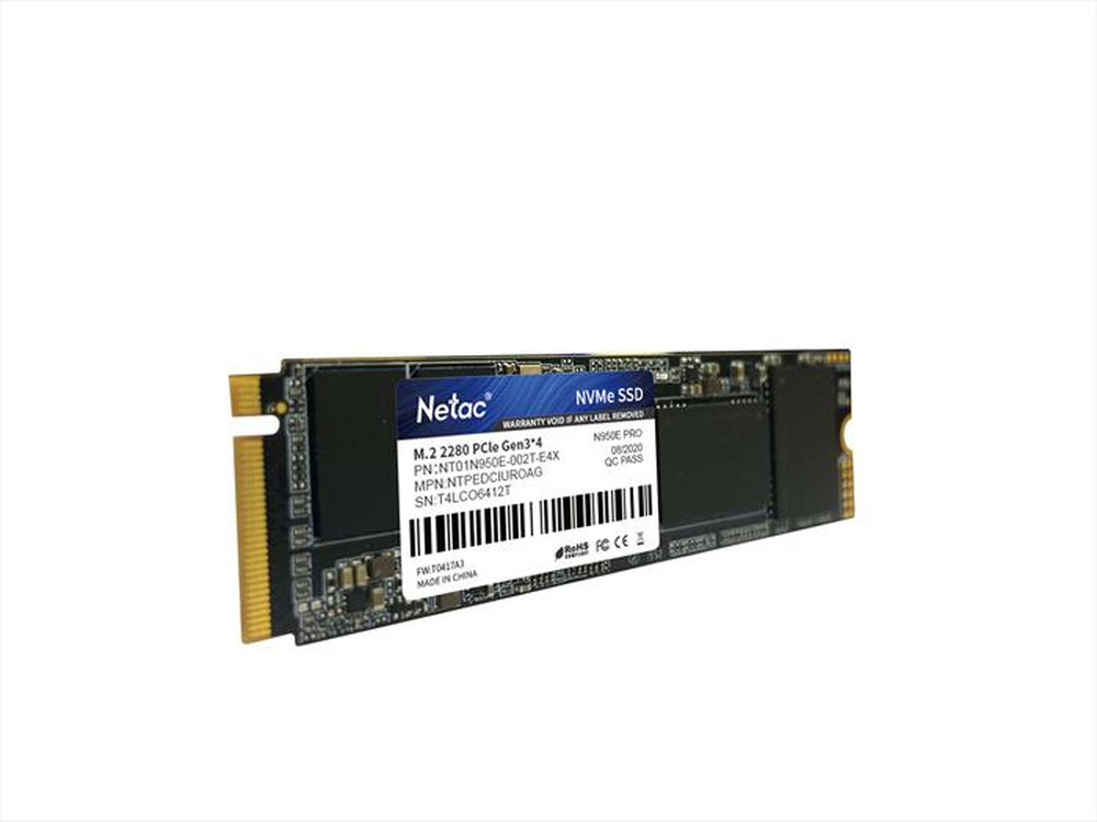 "NETAC - SSD M.2 2280 NVME N950E PRO 2TB-NERO"