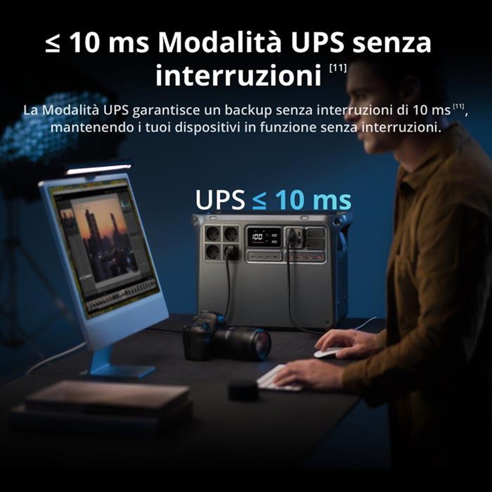 Immagine del prodotto DJI - Stazione di alimentazione portatile POWER 2000-GRIGIO SCURO