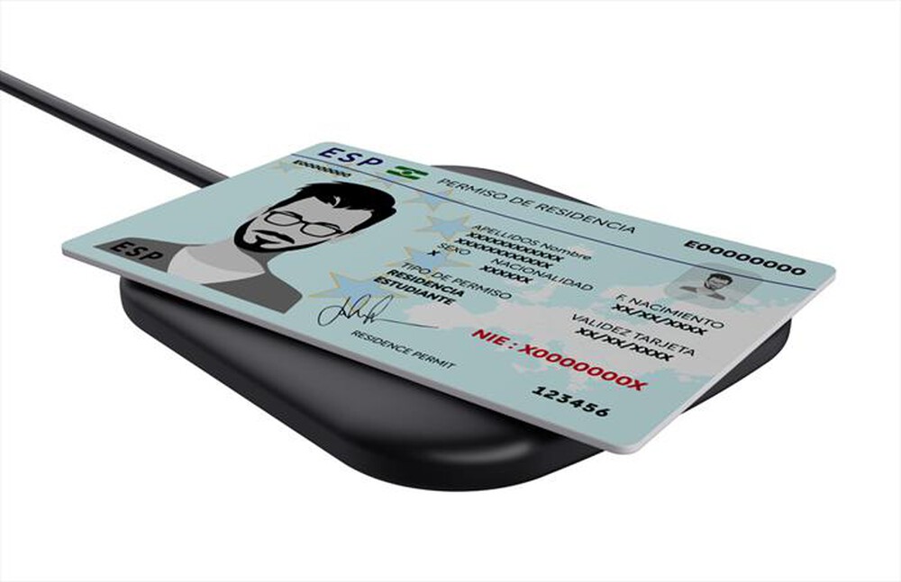 "TRUST - CETO CONTACTLESS SMARTCARD READER-Black"