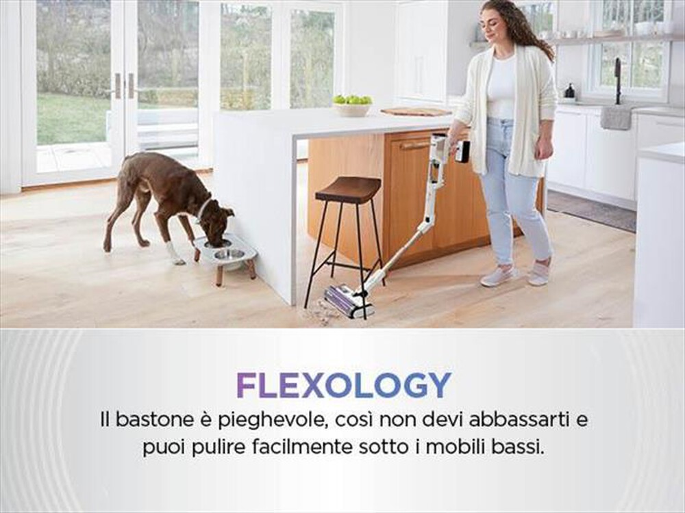 "SHARK - ASPIRAPOLVERE SENZA FILO DETECT PRO AUTOSVUOTAMENT-bianco/rosa"