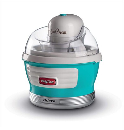 ARIETE - 0643 Party Time Gelatiera con cestello da 1,5L-celeste