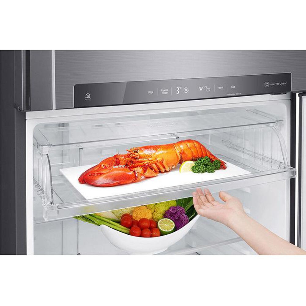 "LG - Frigorifero 2 porte GTF916PZPYD Classe E 630lt-Inox Premium"