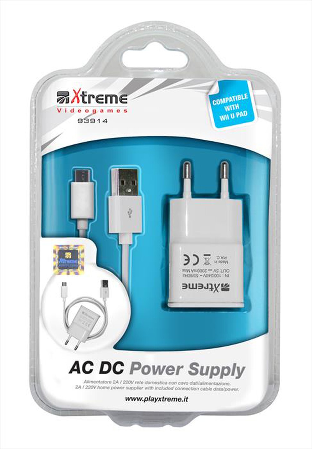 "XTREME - 93914 - Wii-U AC DC Power Supply"