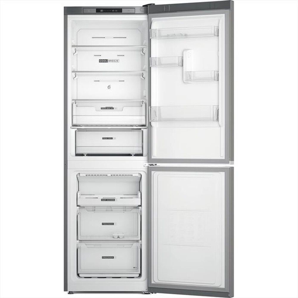 "WHIRLPOOL - Frigorifero combinato W7X 82I OX Classe E 335 lt-Stainless steel"