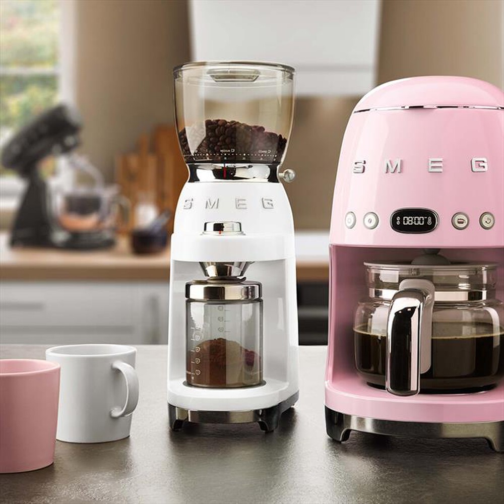 "SMEG - Macinacaffè 50's Style – CGF01WHEU-Bianco"