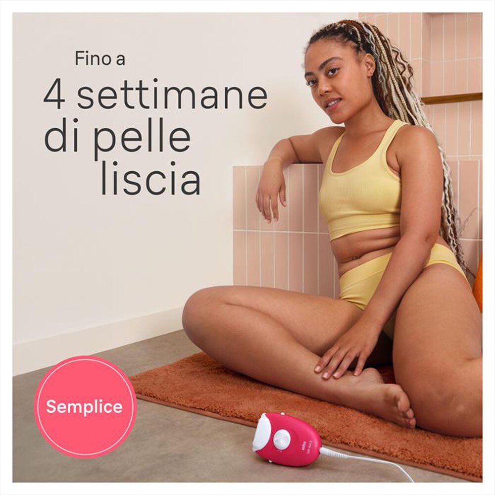 Immagine del prodotto BRAUN - Epilatore SILK-ÉPIL 3 3-000-BIANCO/VIOLA