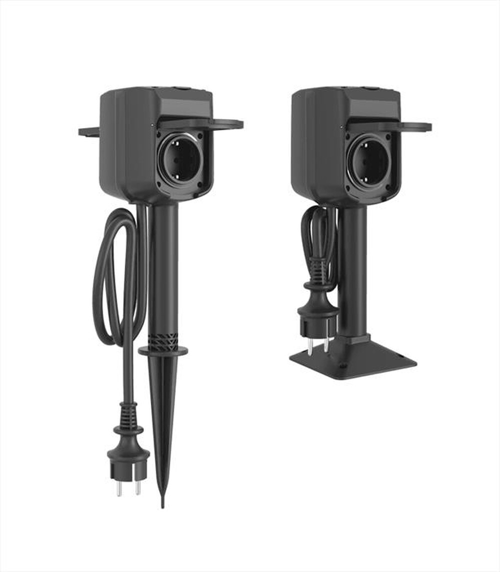 "WOOX - Presa da esterno SMART TWO-WAY OUTDOOR SOCKET-NERO"