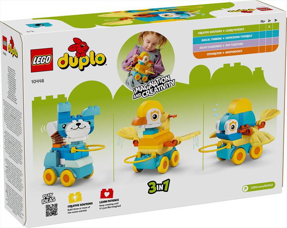 "LEGO - ANIMALI SU RUOTE 3 IN 1-,"