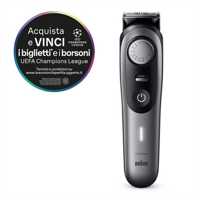 BRAUN - Regolabarba BT9420-NERO/GRIGIO