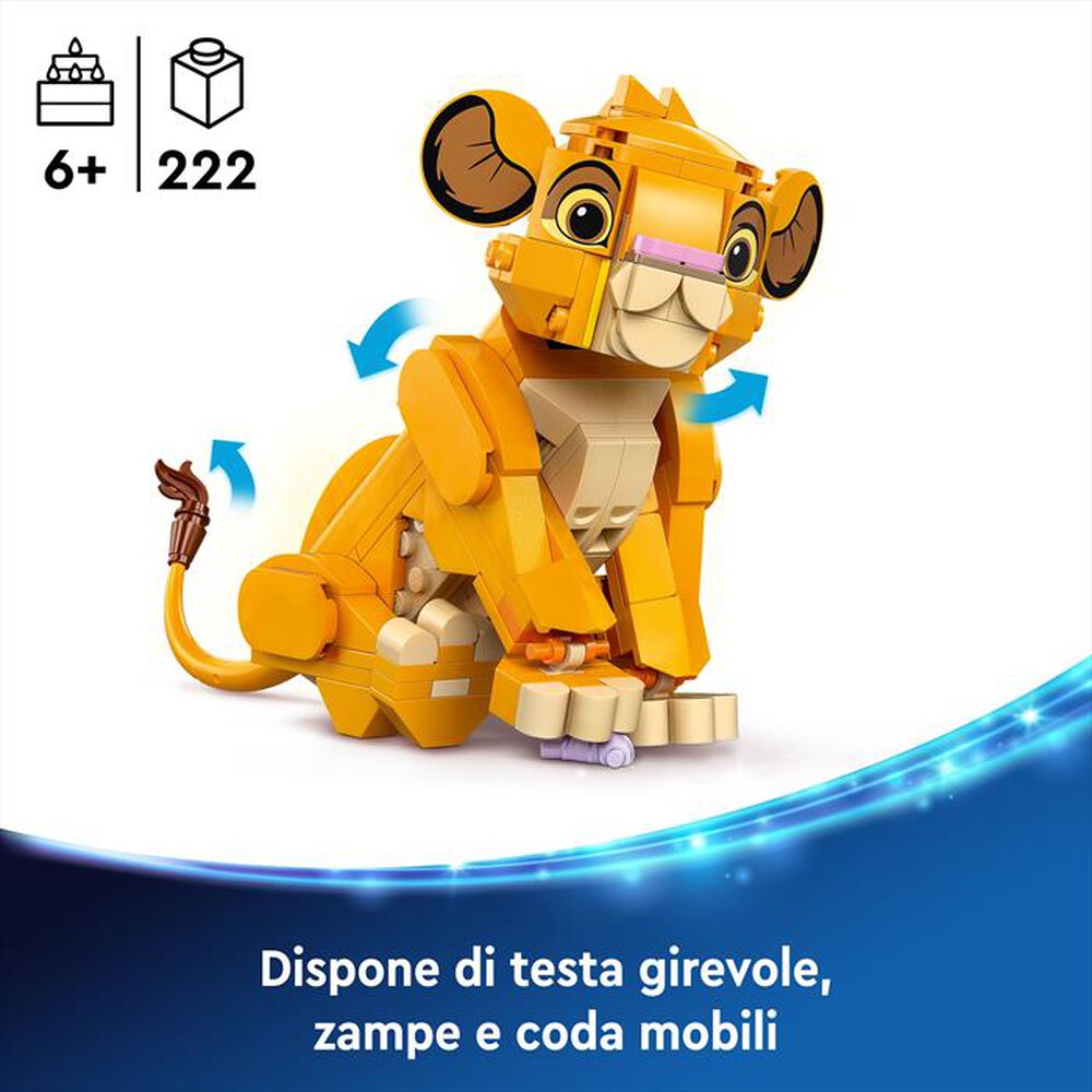 Immagine del prodotto LEGO - DISNEY CLASSIC Simba, cucciolo del Re Leone 43243