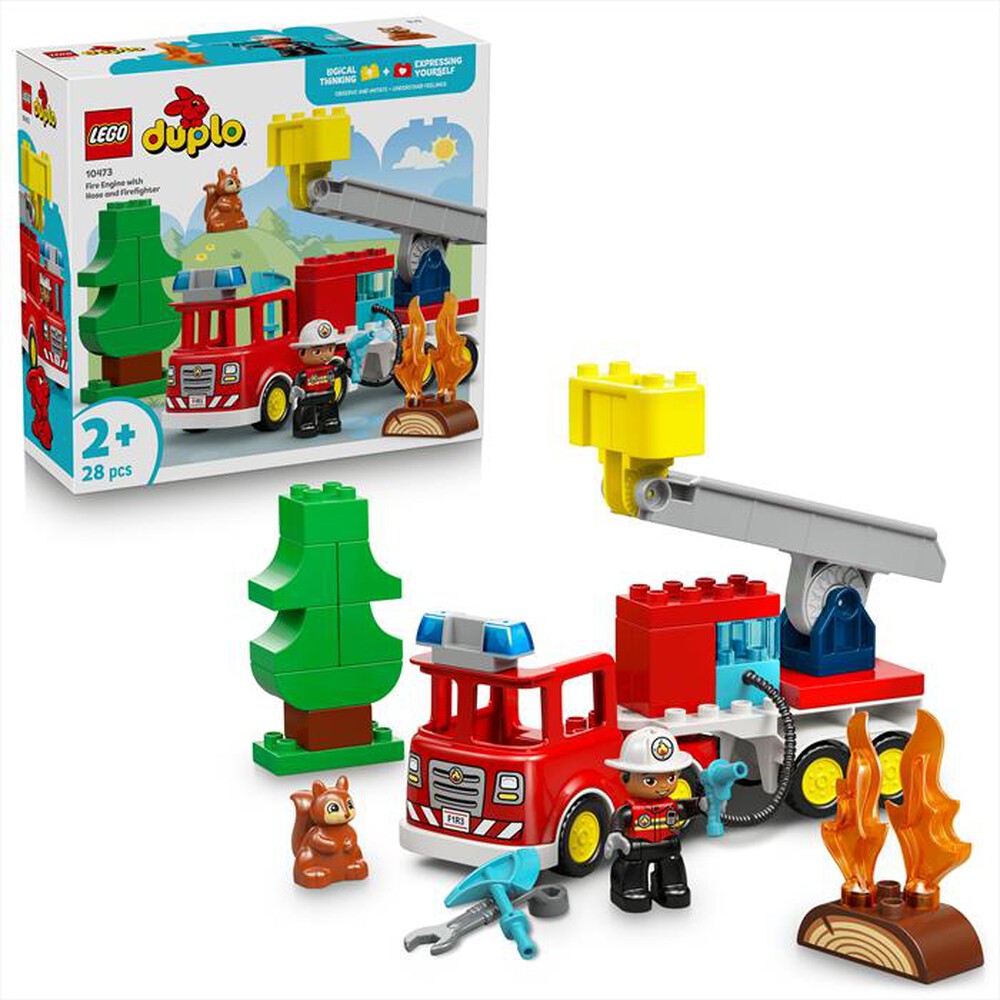 Immagine del prodotto LEGO - DUPLO Autopompa con manichetta e pompiere - 10473-Multicolore