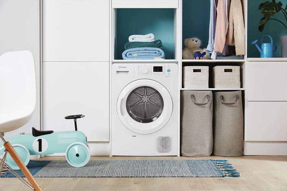 "INDESIT - Asciugatrice PUSH&GO YTN M10 91 R EU 9 Kg ClasseA+-Bianco"