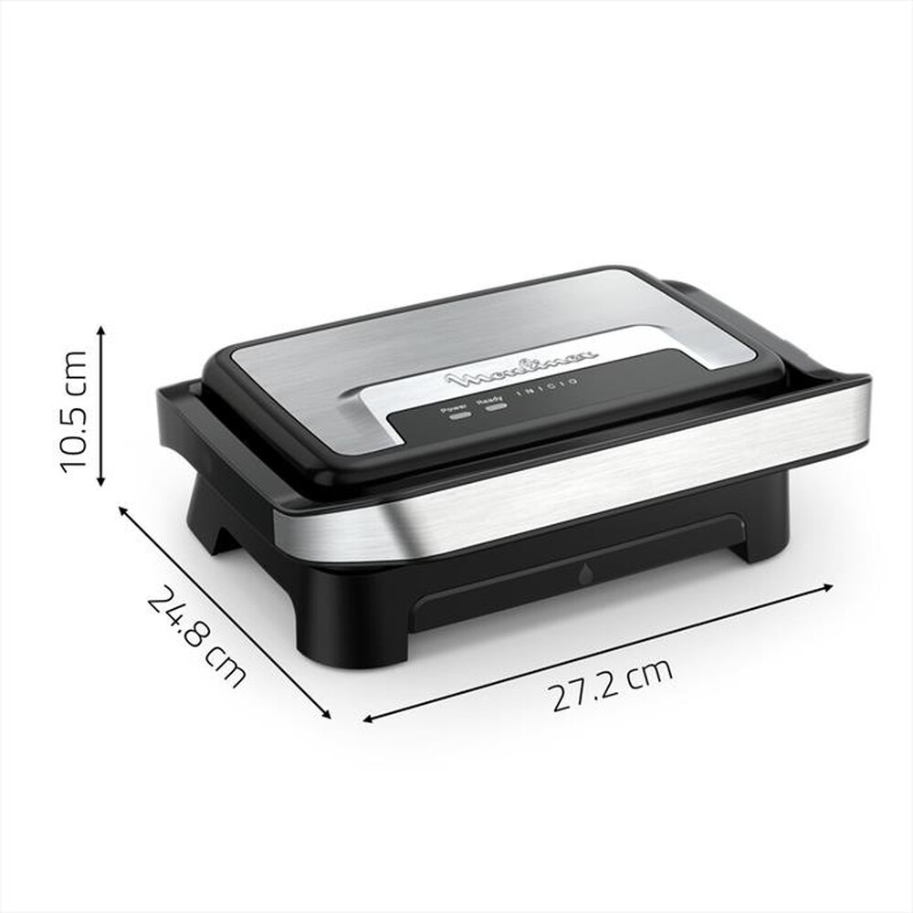 "MOULINEX - Grill GI270D10-Argento"