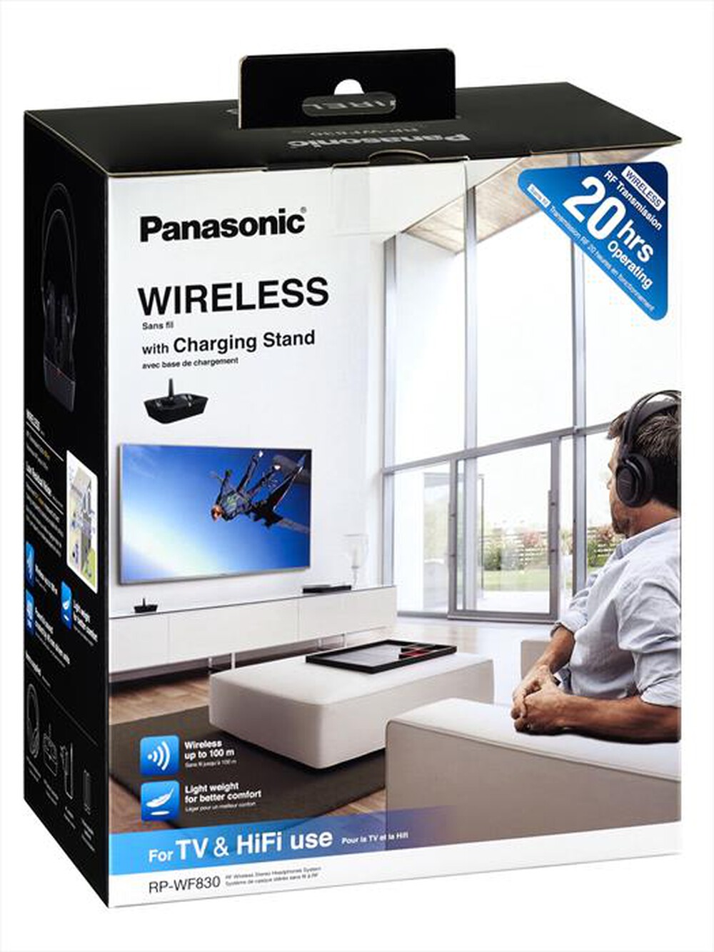 "PANASONIC - RP-WF830E-K-NERO"