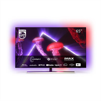 PHILIPS - Smart TV OLED UHD 4K 65" 65OLED807/12-Silver