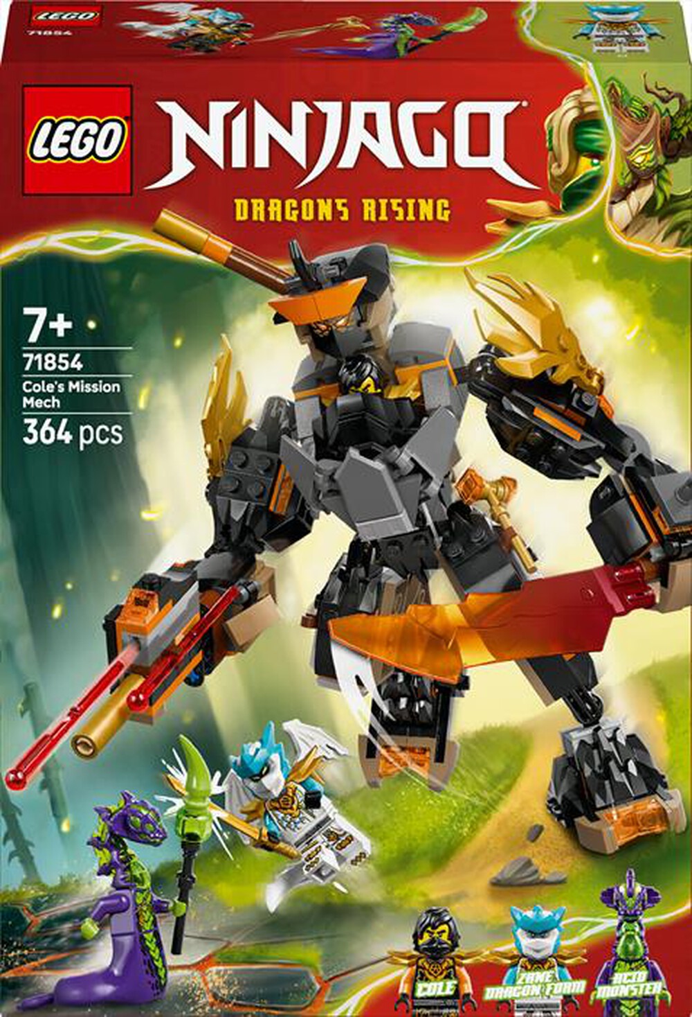 Immagine del prodotto LEGO - NINJAGO Mech missione di Cole e drago Zane - 71854