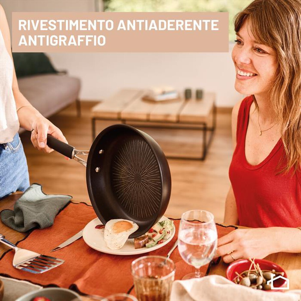 Immagine del prodotto LAGOSTINA - Bistecchiera Grill Tempra 23x27cm Alluminio-Nero