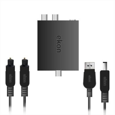 EKON - Convertitore Toslink a RCA/Jack 3,5 mm