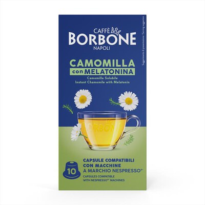 CAFFE BORBONE - Camomilla e Melatonina - Nespresso 10 caps-Multicolore