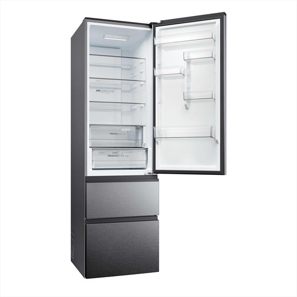 Immagine del prodotto HAIER - Frigorifero combinato HTR3620ANMP Classe A 414lt-Acciaio inox