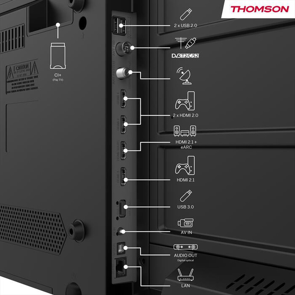 "THOMSON - Smart TV LED UHD 4K 50\" 50UG4S14-nero"