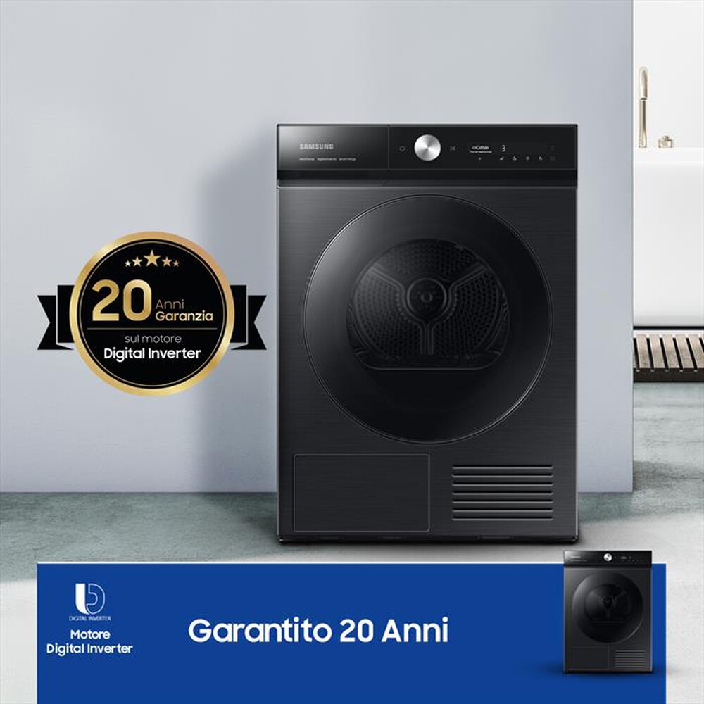 HISENSE - Asciugatrice A Pompa Di Calore 9 Kg Bianco Big Display 15