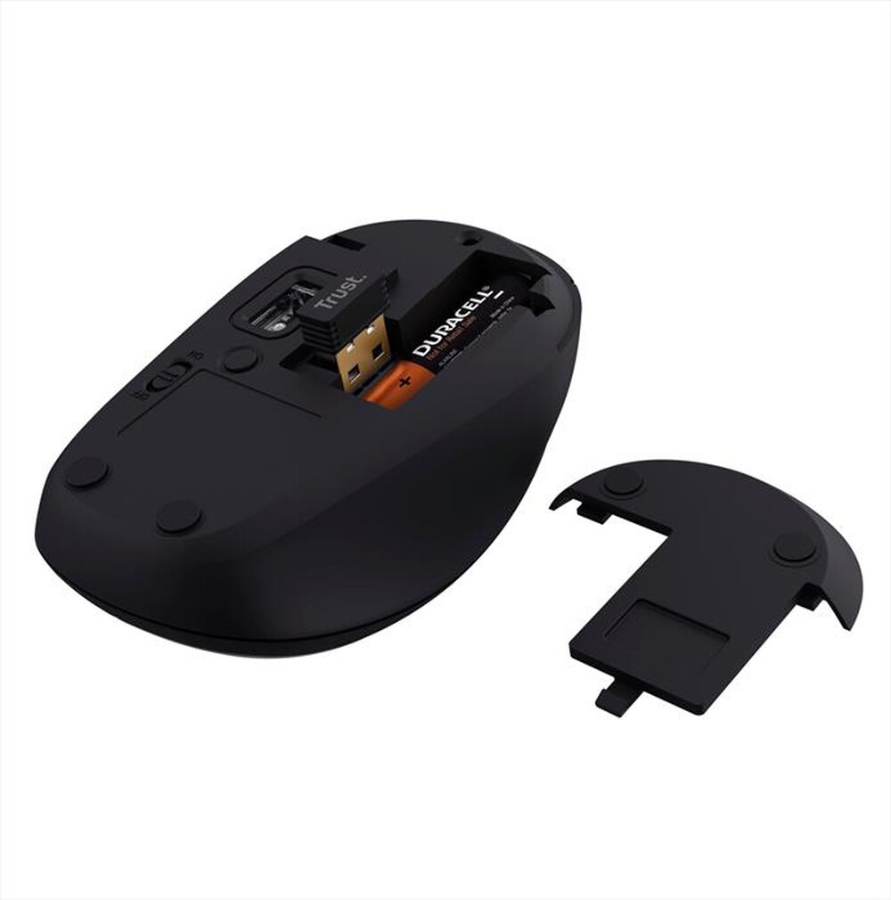 Immagine del prodotto TRUST - YVI+ MULTI-DEVICE WIRELESS MOUSE-Black