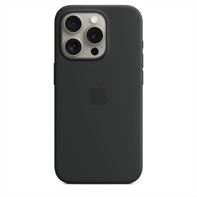 APPLE - Custodia MagSafe silicone iPhone 15 Pro-Nero