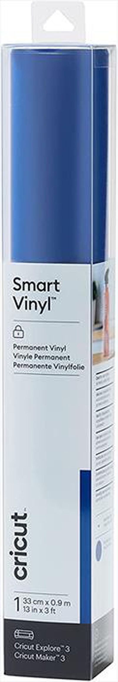 CRICUT - SMART VINILE PERMANENTE - 1 FOGLIO-Blue,  CRICUT - SMART VINILE PERMANENTE - 1 FOGLIO-Blue