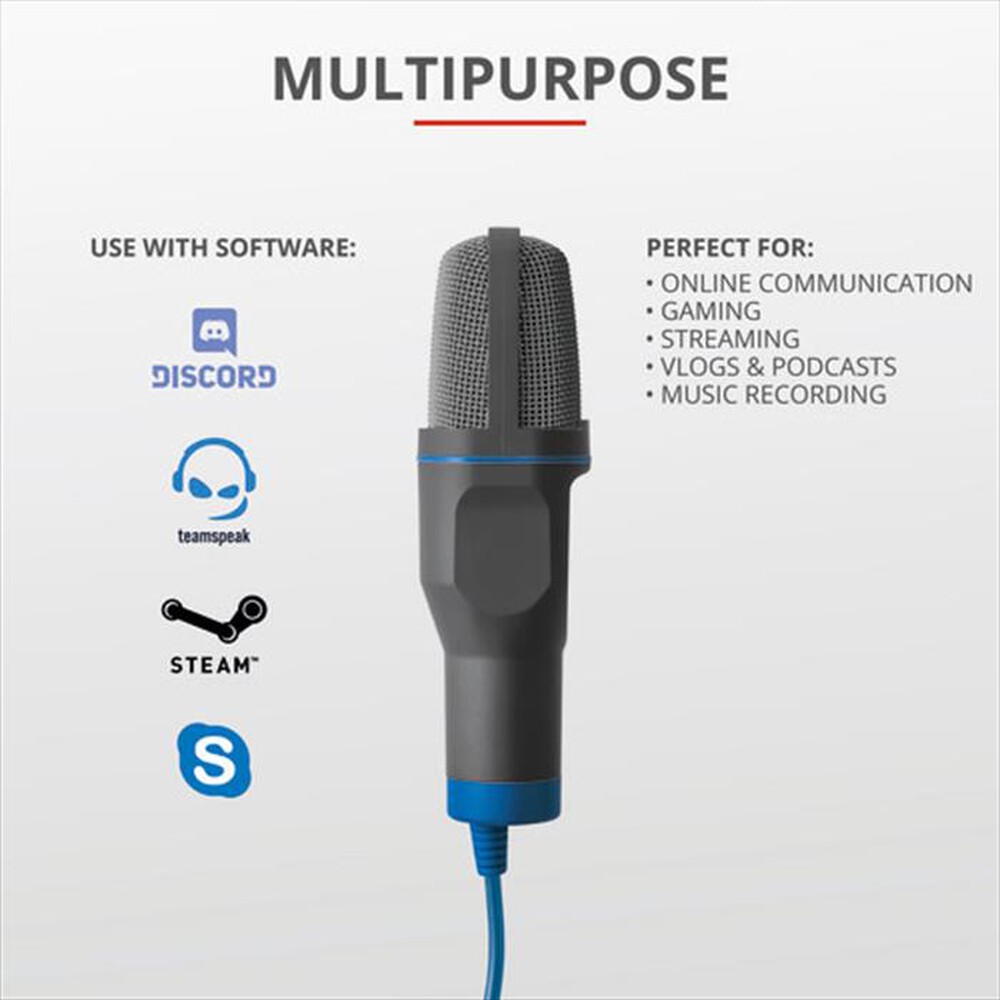 "TRUST - MICO USB MICROPHONE-Black"