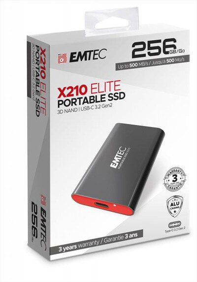 EMTEC - Hard disk esterno ECSSD256GX210